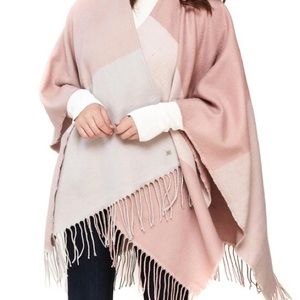 Soia & Kyo Woven Scarfigan with Fringe
